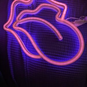 Neon Pink LED Light Sign
